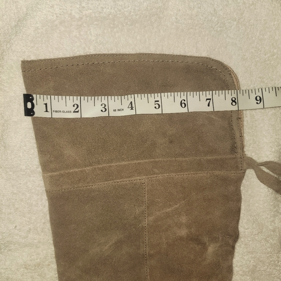 Franco Sarto long boots size 9 elegant excellent condition color tan - Picture 16 of 17